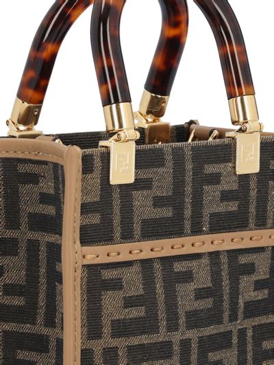 fendi sunshine open-top mini crossbody bag